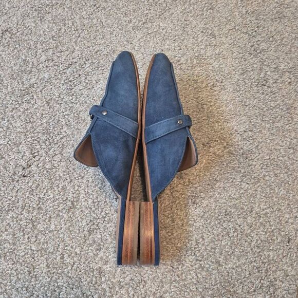 Franco Sarto Dionne Suede  Slip On Slide Flat Size 7.5 - Picture 5 of 6